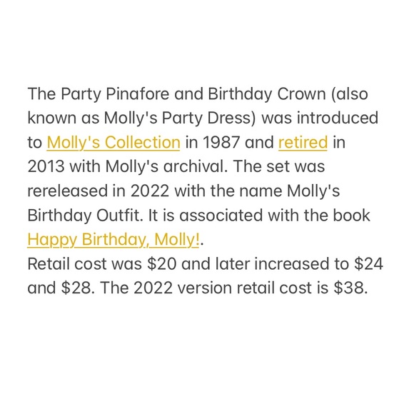 Molly McIntire Birthday Pinafore Dress - Picture 2 of 5